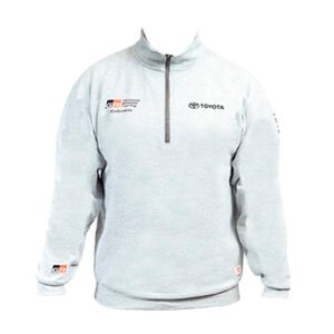 BUZO UNISEX GR CUELLO ALTO (GRIS)