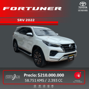 TOYOTA FORTUNER SRV 2022