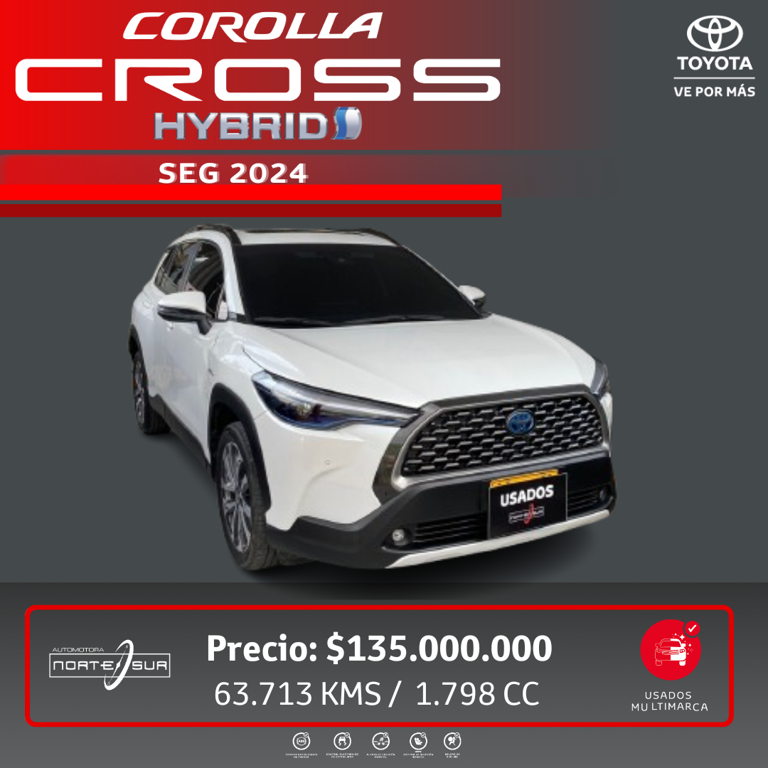 TOYOTA COROLLA CROSS SEG 2024