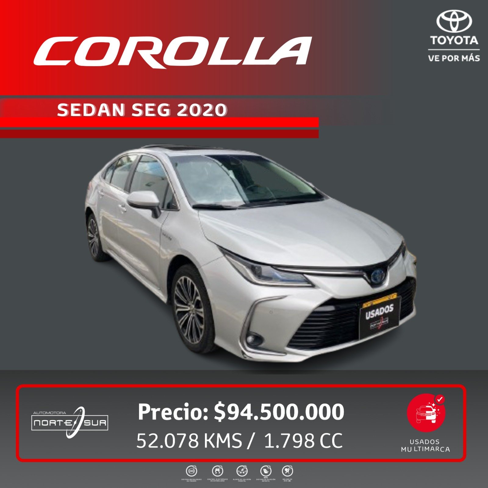 COROLLA SEDAN SEG 2020